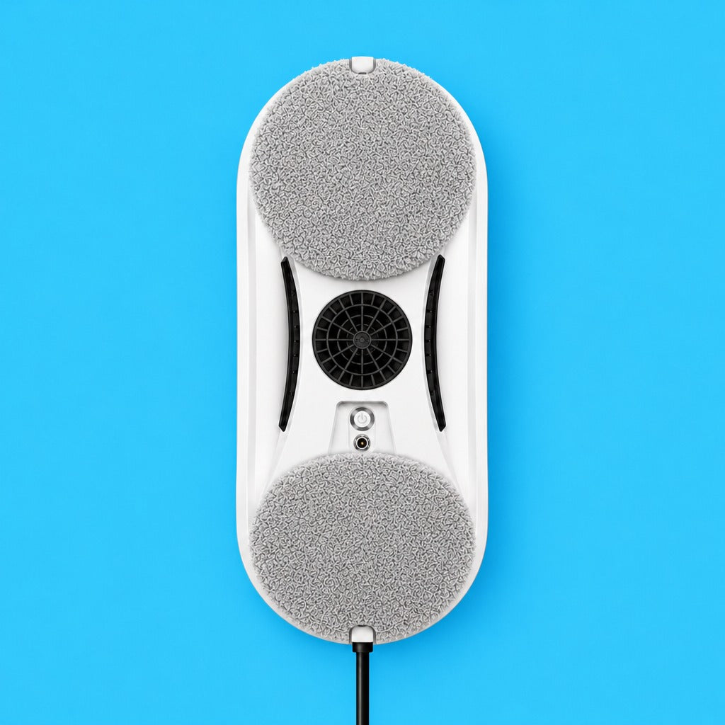 Robot lave-vitre Iris : vue de dessous